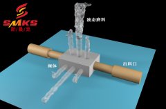 ABS阀体去毛刺，相交孔毛刺前后对比！