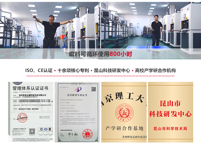 斯曼克<a href='http://herolay.com' target='_blank'><u>微孔抛光机</u></a>，使用微孔抛光专用流体磨料，通过柔性物理研磨，快速达到微孔抛光或毛刺清理的目的。 斯曼克<a href='http://herolay.com' target='_blank'><u>微孔抛光机</u></a>可实时在线控制流量，在PLC显示屏上，同时显示既定流量目标与实时流量目标值，实时流量达到既定目标后，设备即刻停止抛光，流量可稳定控制在千分比范围。 安/全/环/保：磨料符合环保标准：无高热，无粉尘，无溶液，低分贝